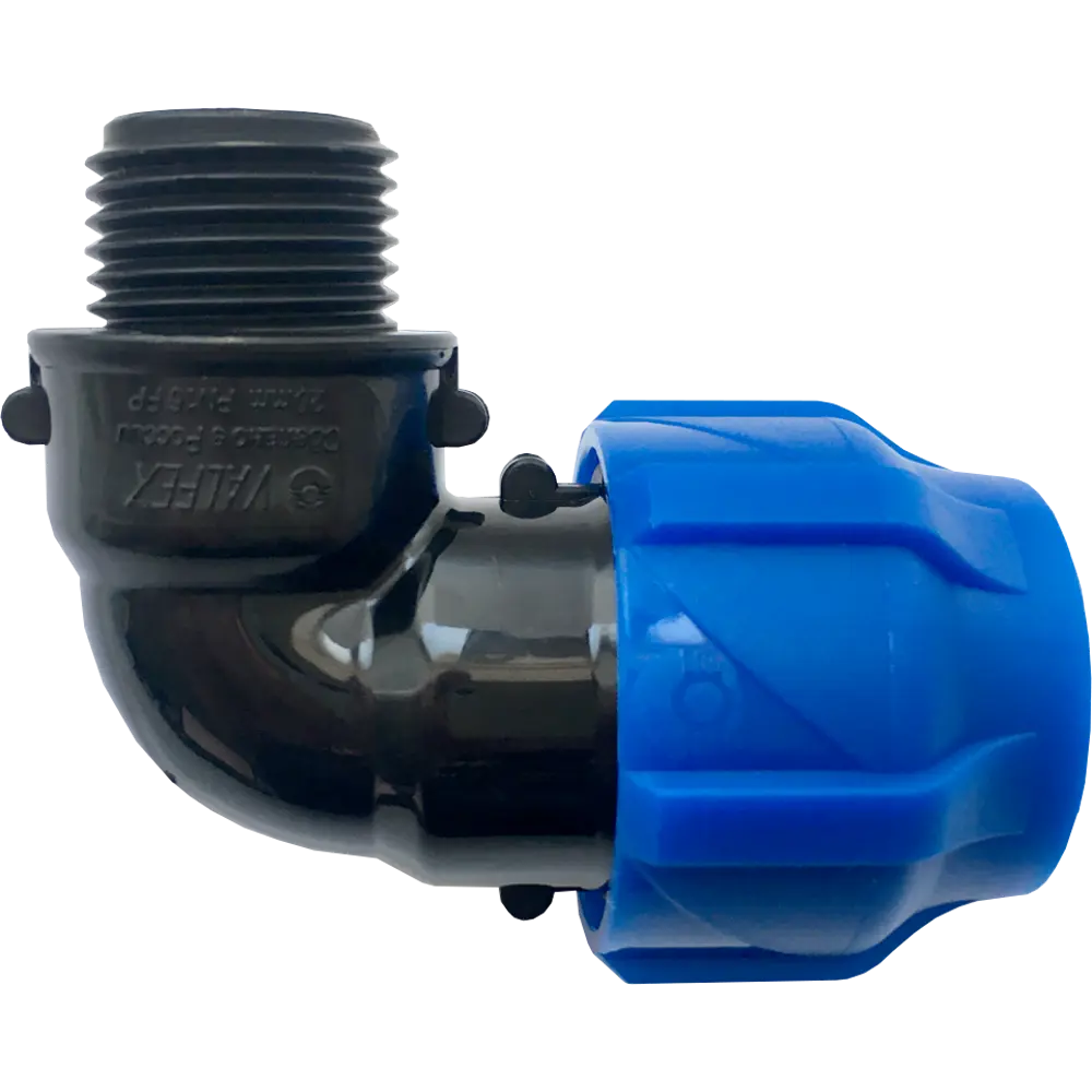 Отвод комбинированный 90° ПНД Valfex 1 1/2"x63 мм НР 85457872 STLM-2092731  - Вид №1