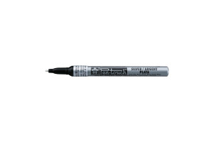 18135025 Маркер Pen-Touch тонкий стержень, 1.0мм, Серебряный 41302(SE) SAKURA