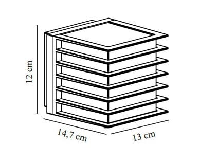 Металлическая наружная настенная лампа Nordlux FLUCTUS ARCH-00151996 - Вид №2