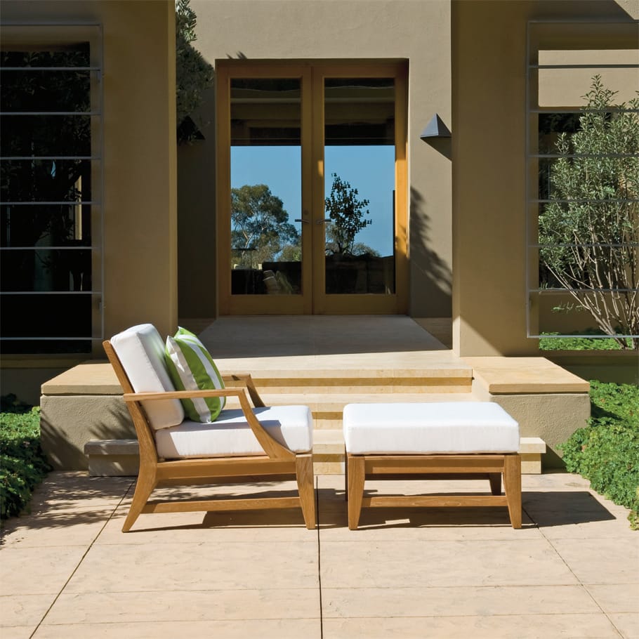 Кресло из тикового дерева с подлокотниками JANUS et Cie Relais ARCH-00040416 - Вид №3