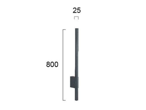 Алюминиевый светодиодный наружный настенный светильник Terzo Light Лиам ARCH-00063249 - Вид №2