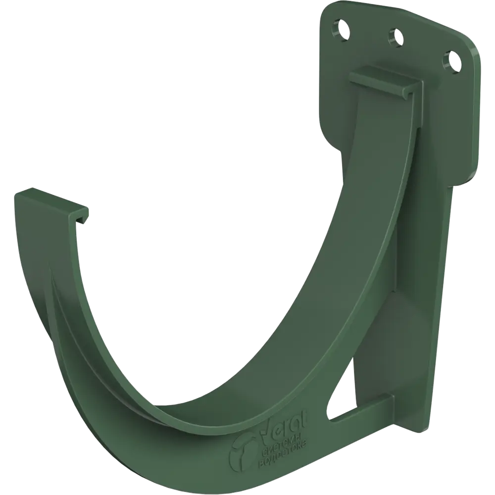 Кронштейн для желоба ПВХ цвет зелёный ТЕХНОНИКОЛЬ STLM-2107554