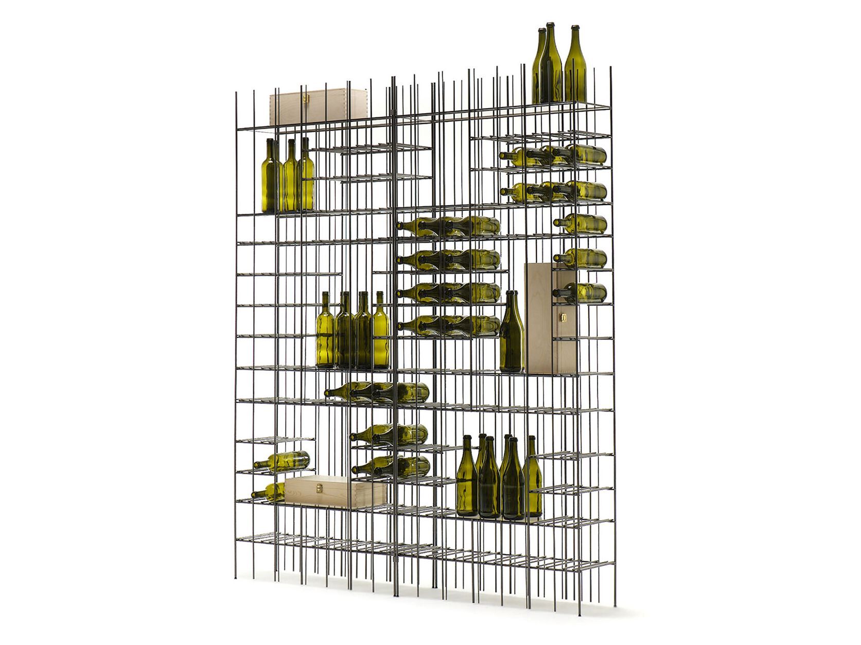 Металлическая напольная винная стойка Mogg метрическая ARCH-00096342