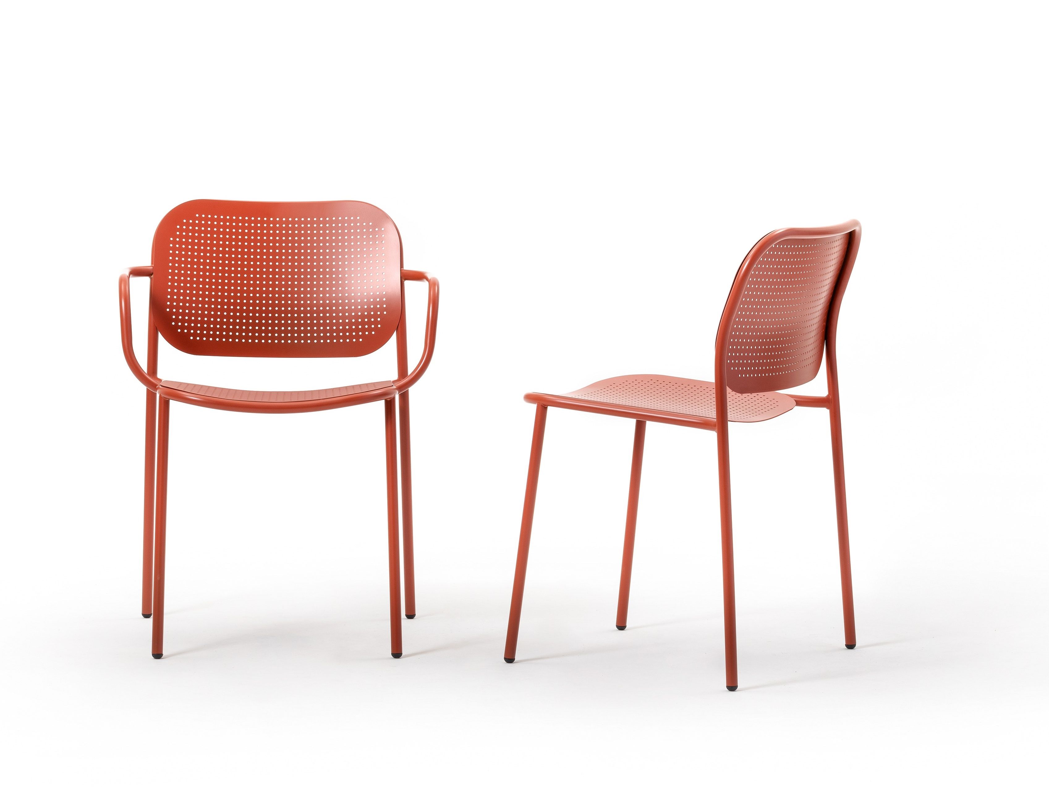 Металлический стул с открытой спинкой TrabA' Metis ARCH-00049554 - Вид №4