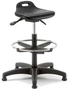 Linea Fabbrica Офисный стул с 5 спицами из полиуретана с подставкой для ног Smile