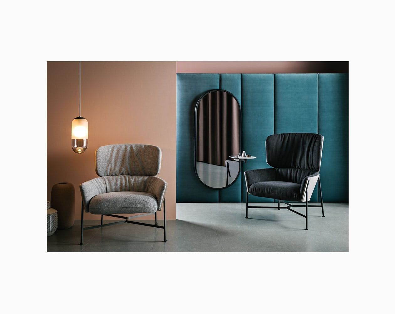 Тканевое кресло с подлокотниками SP01 Caristo ARCH-00041908 - Вид №9