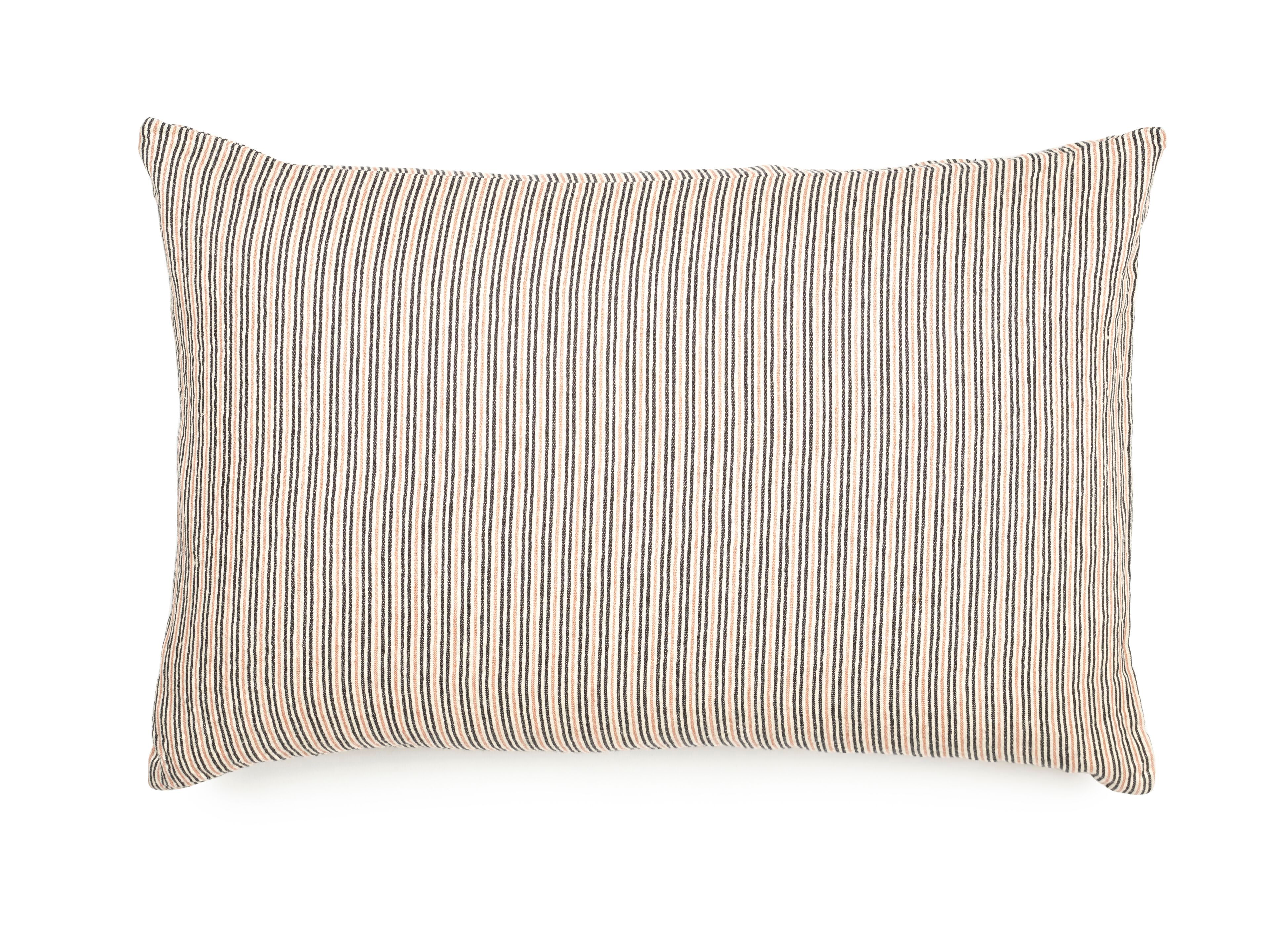 Льняная прямоугольная полосатая подушка Libeco Home San Gabriel Stripe ARCH-00072979