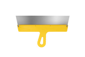 15738017 Фасадный шпатель (350 мм, нержавеющая сталь, желтая ручка) МАСТЕР 35178 тов-176005 Biber