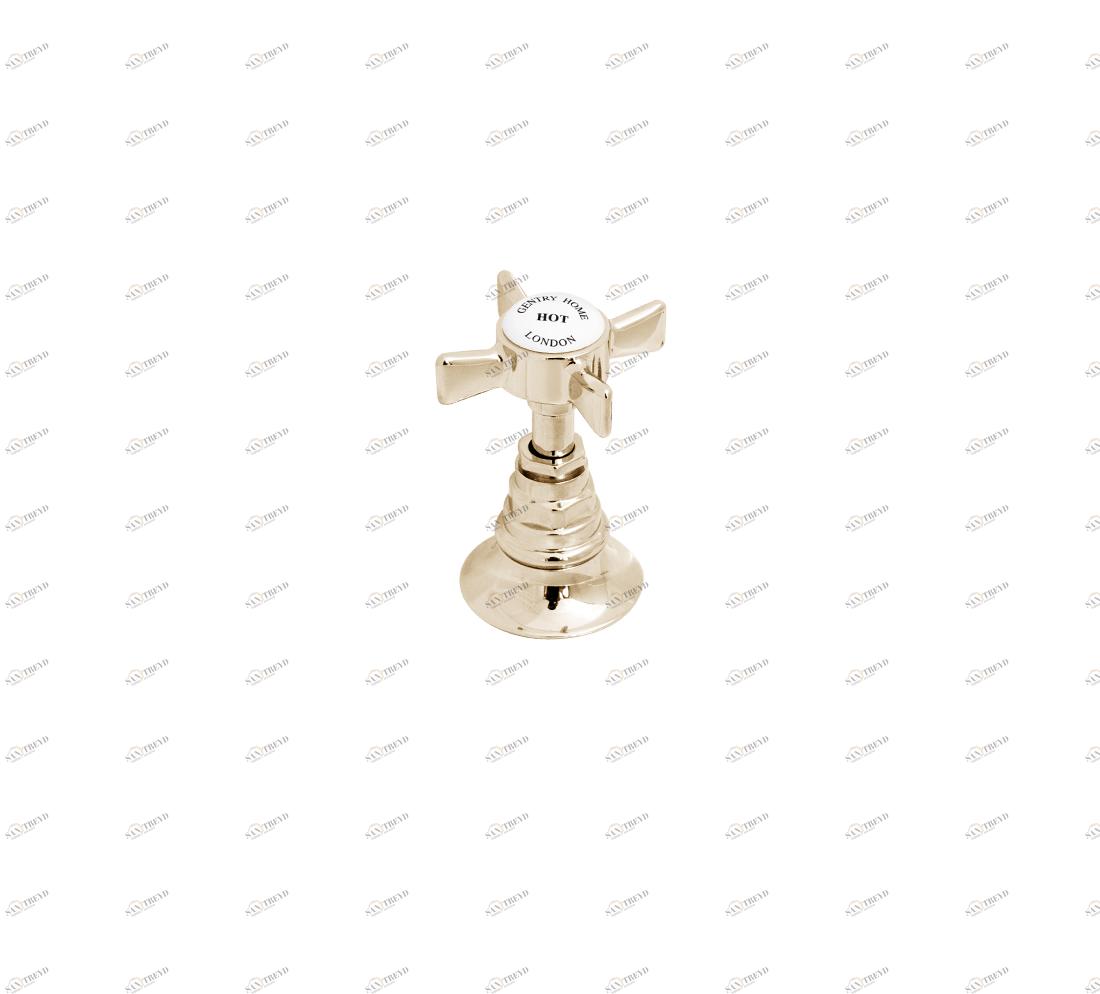 Gentry Home Смеситель для раковины Style на три отверстия с всплывающей пастой Ascot Incalux GH101127 