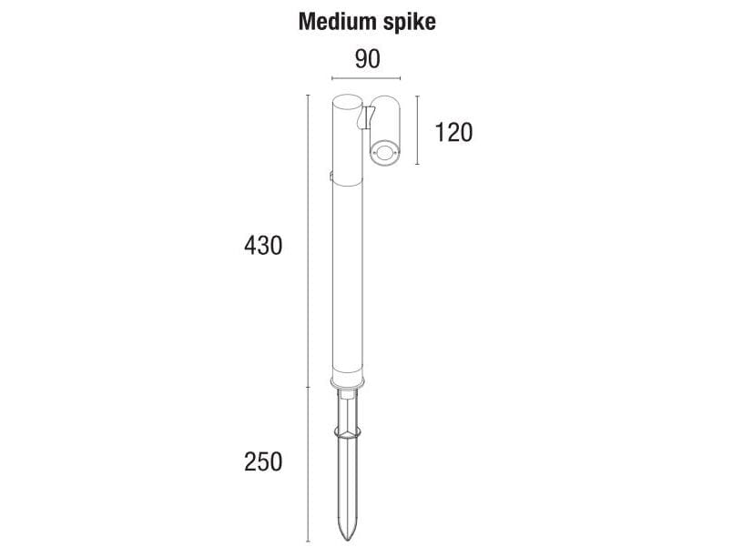 Экструдированный алюминиевый светодиодный регулируемый наружный прожектор PAN GEMINI ARCH-00033336 - Вид №7