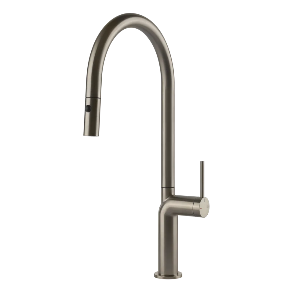 Смеситель для раковины 60303 149 Gessi Stelo МАТОВЫЙ НИКЕЛЬ FINOX 60303149
