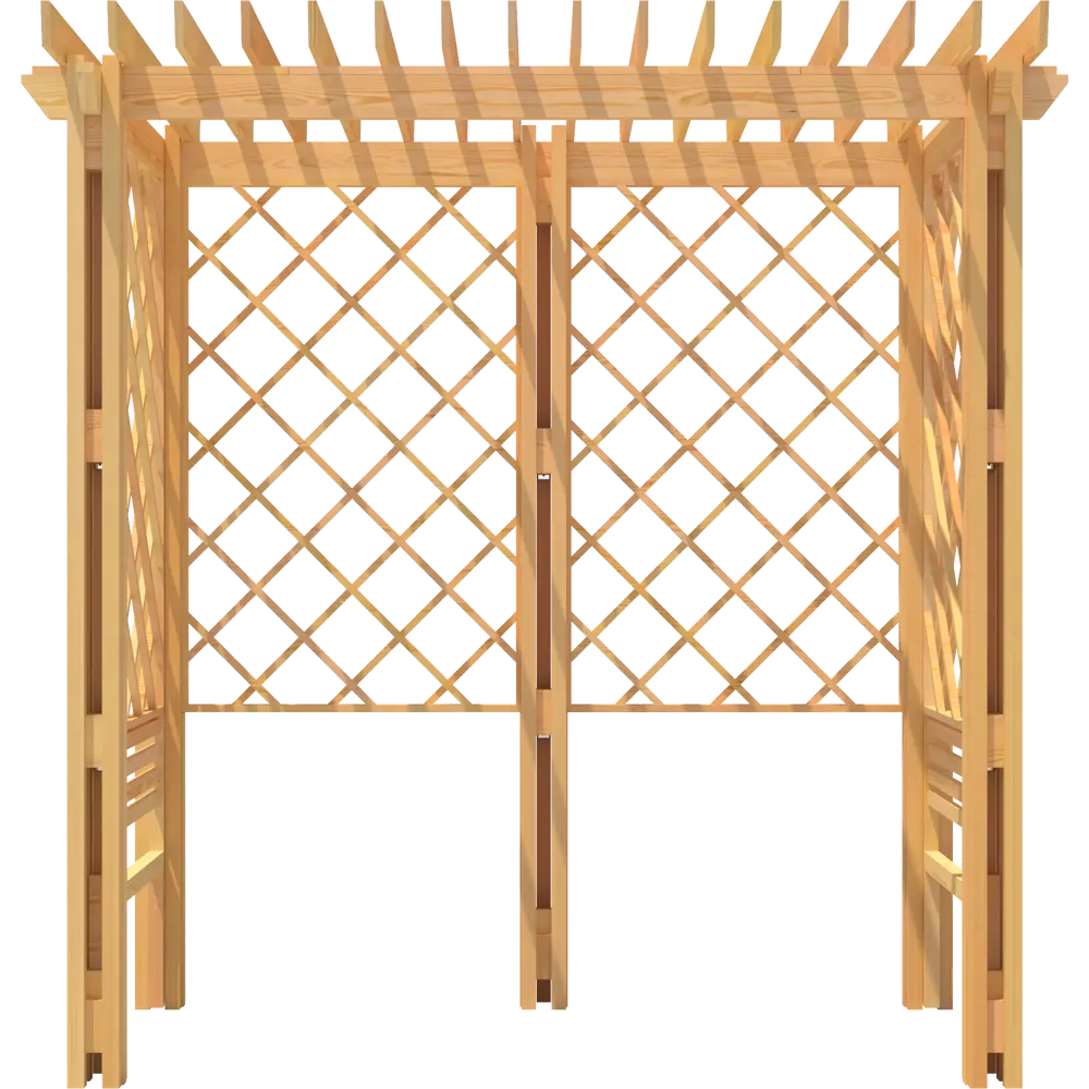 Пергола садовая Мечта садовника 1.43x2.2x2.33 м дерево желтый Santreyd STLM-2028136 - Вид №1