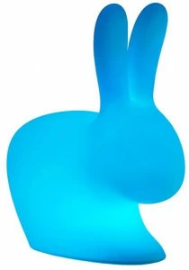 Qeeboo Напольный светодиодный торшер из полиэтилена Rabbit