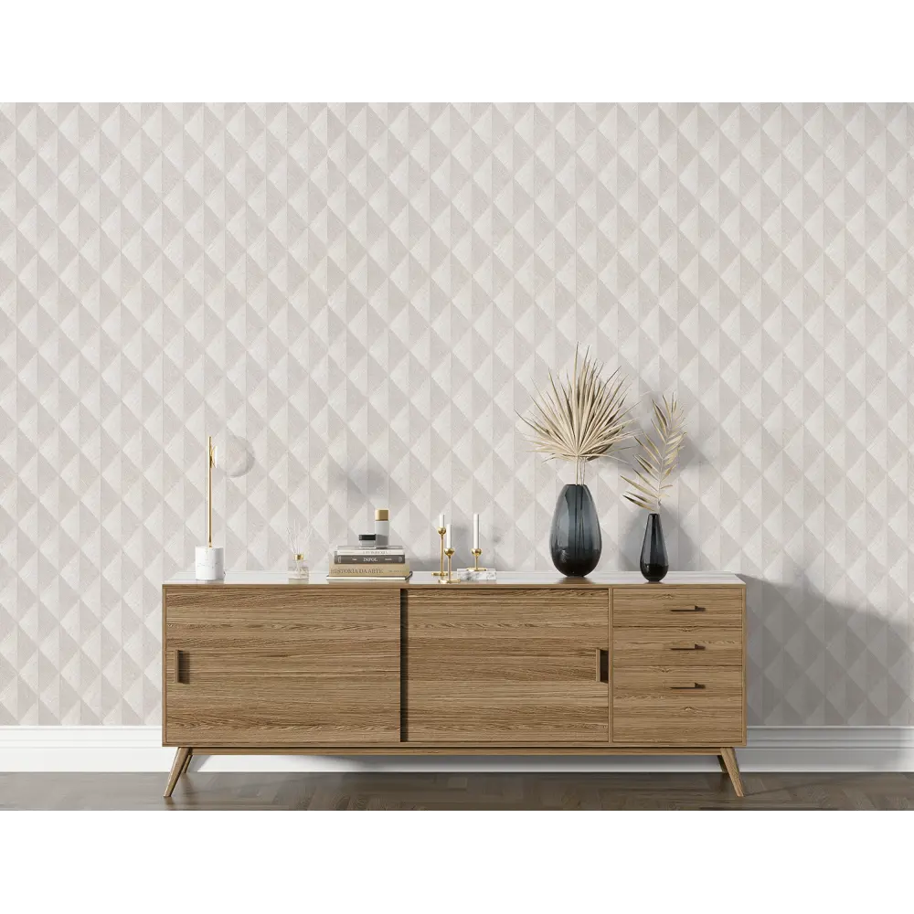 Обои флизелиновые Asc Wallpaper Trio светло-коричневые 1.06 м 204260 STLM-2149885 - Вид №3