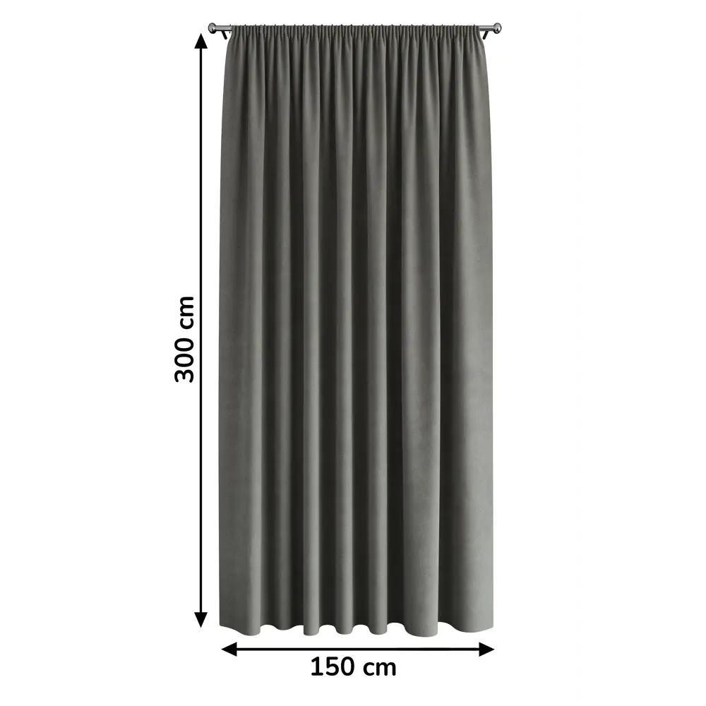 KREAFORTA Sawan - элегантная штора с лентой и скрытыми петлями 150×300 см 89431707 STLM-1581654 - Вид №2