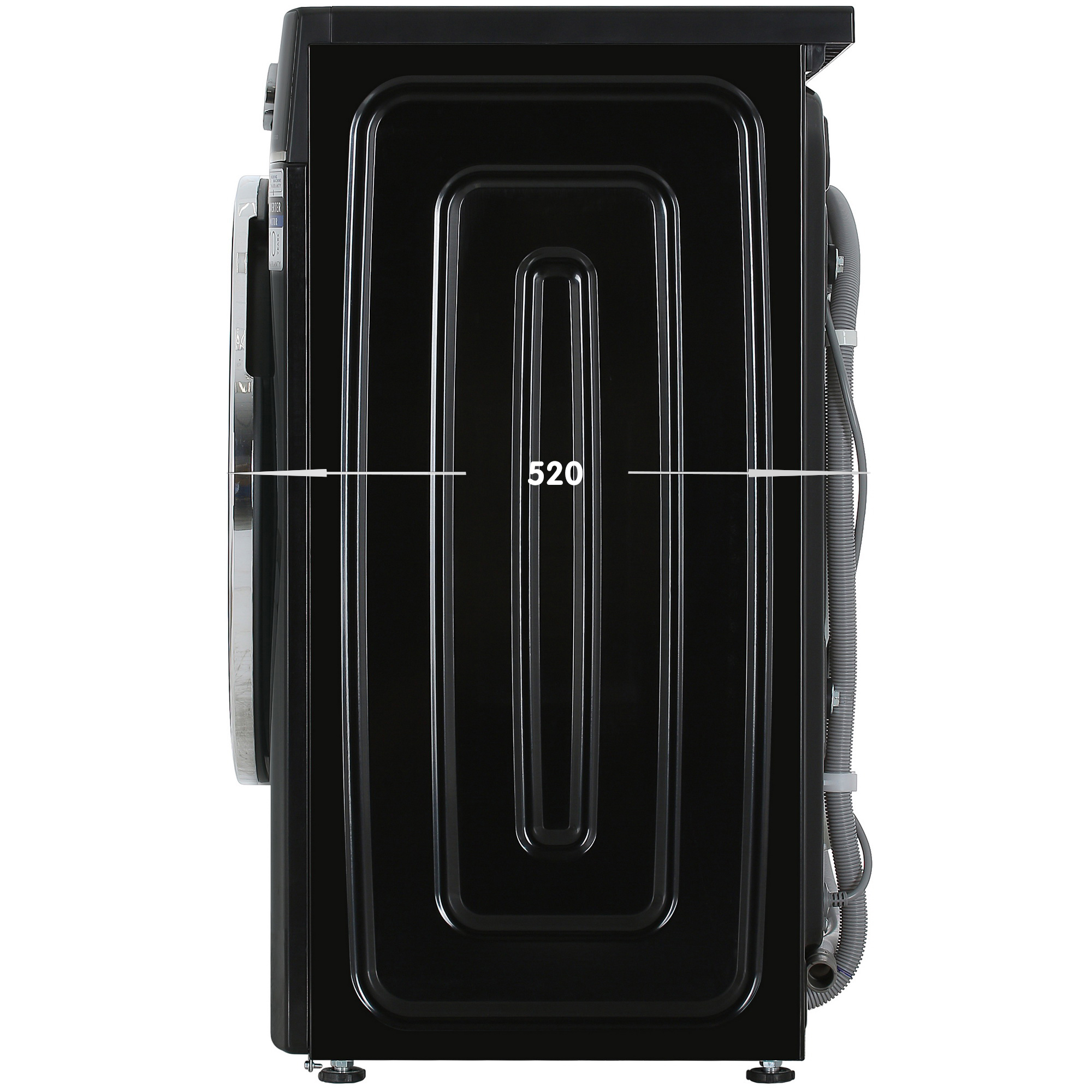 5427742 Стирально-сушильная машина DEXP WD-F814DMG/GBSI черный STDN-0088329 - Вид №2