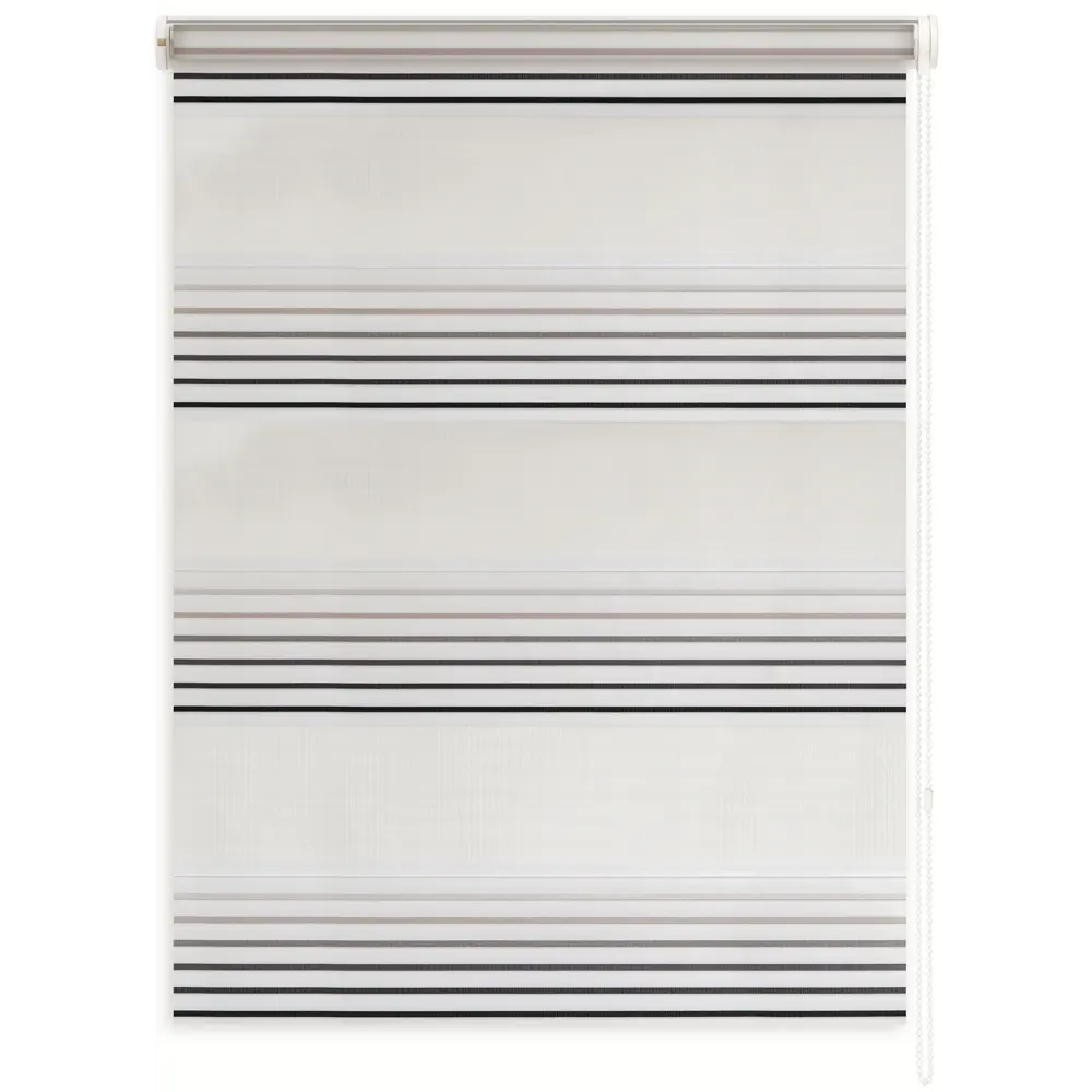 Штора рулонная день-ночь Miamoza Milan 80x160 см бежевая Santreyd STLM-2175871