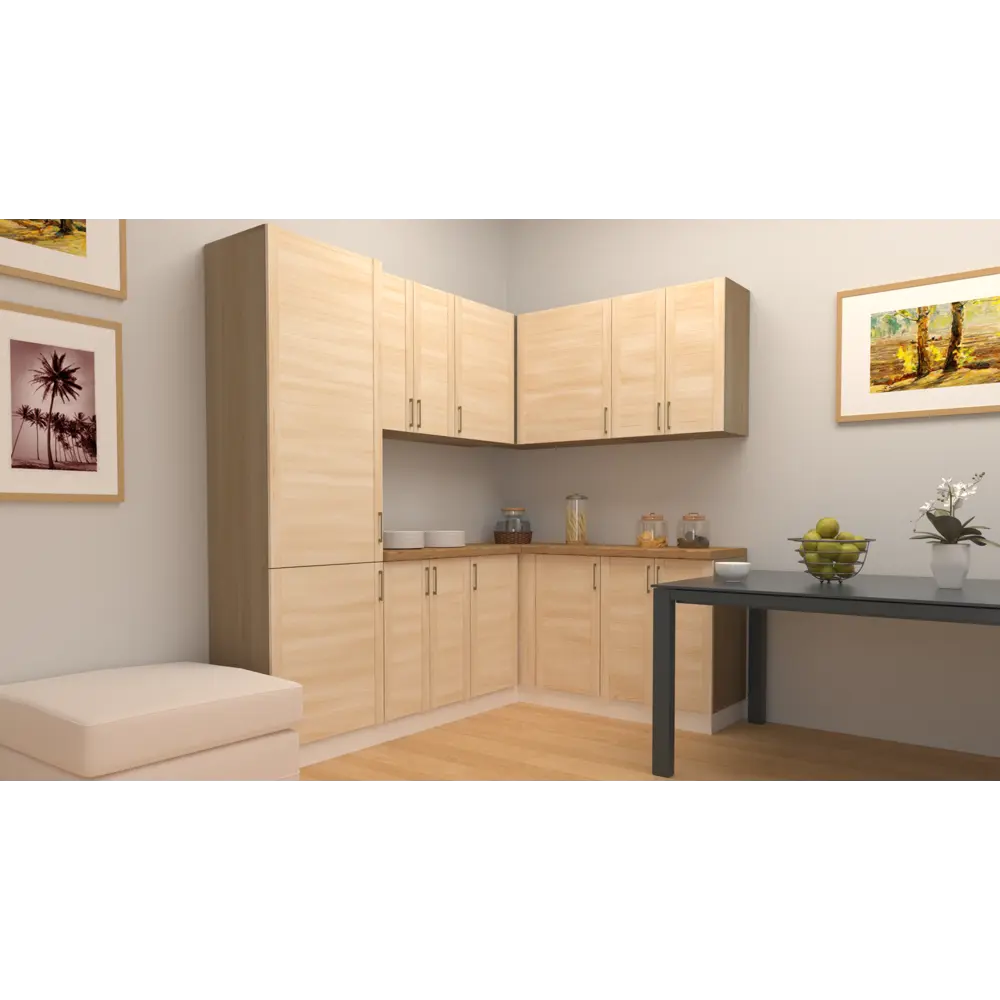 Наборная дверка мебельная Арелан 296x416x18мм хвоя экстра STLM-2189457 - Вид №4