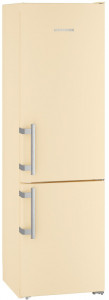 CNbe 4015-21 001 Холодильники с нижней морозильной камерой / 201.1х60х62.5 см, 356 л (269/87л), цвет: бежевый Liebherr