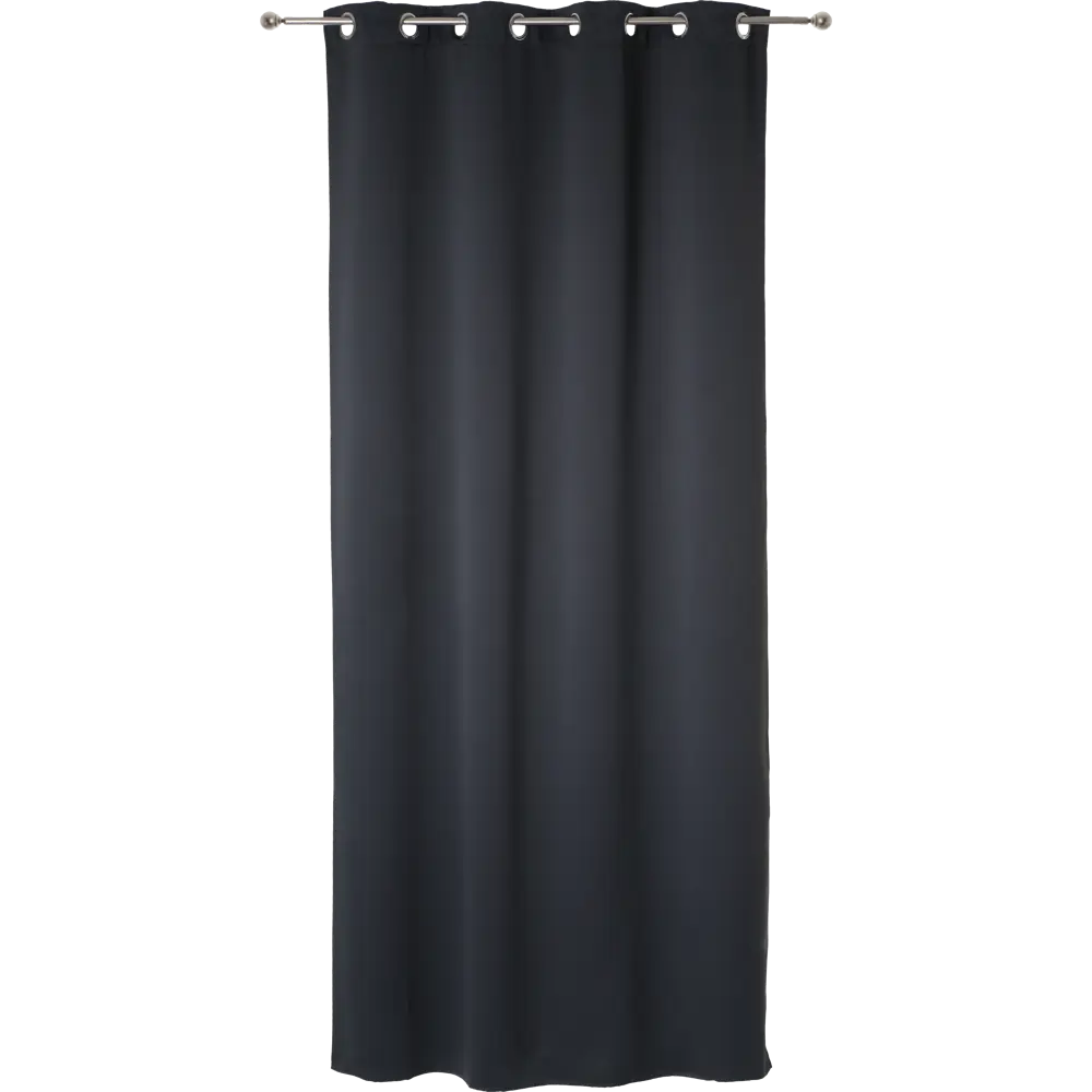 Штора на люверсах 140x260 см цвет серый Atmosphera STLM-2041764