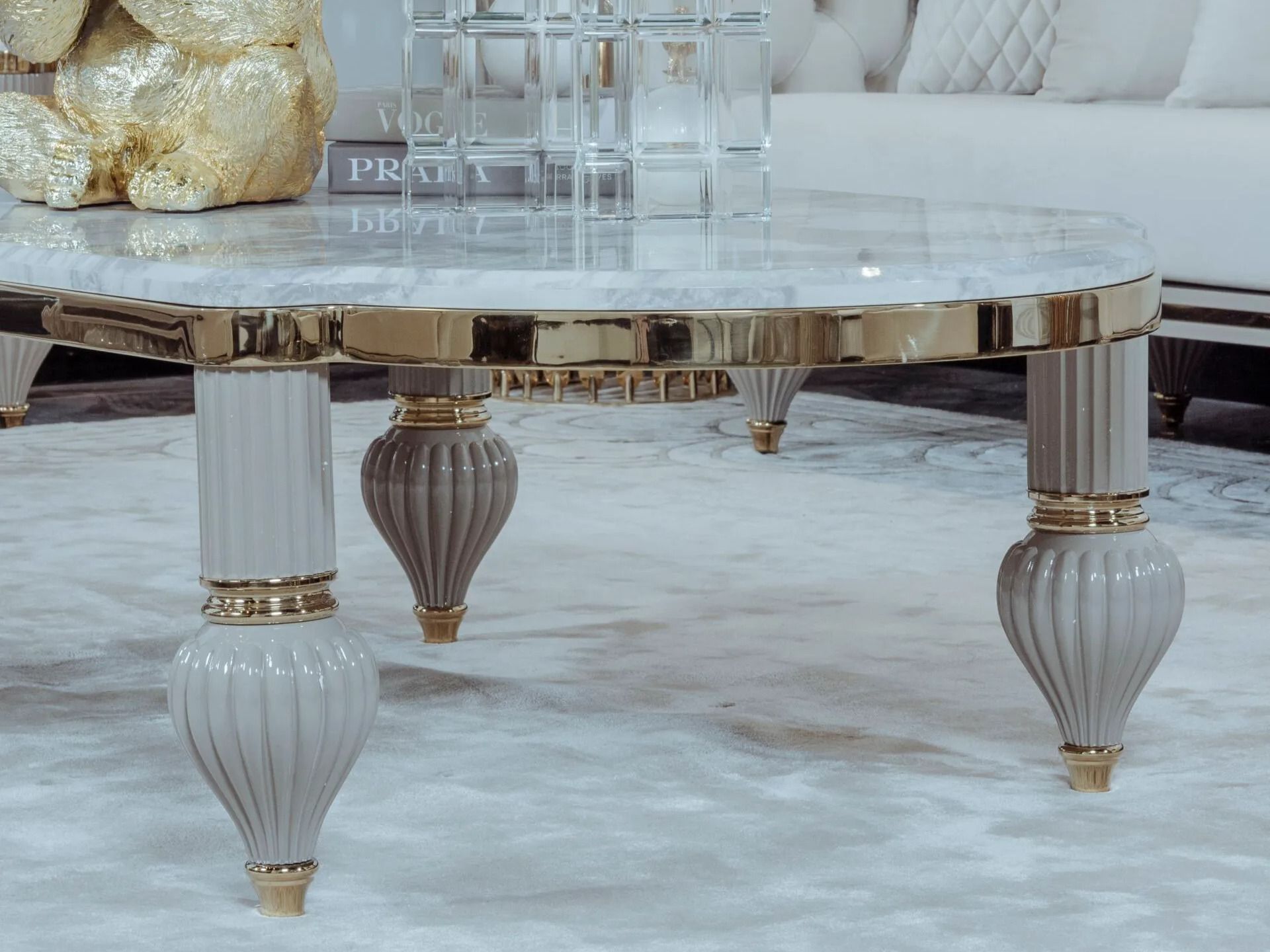 Овальный журнальный столик Zebrano Elsiyum ARCH-00151055 - Вид №2