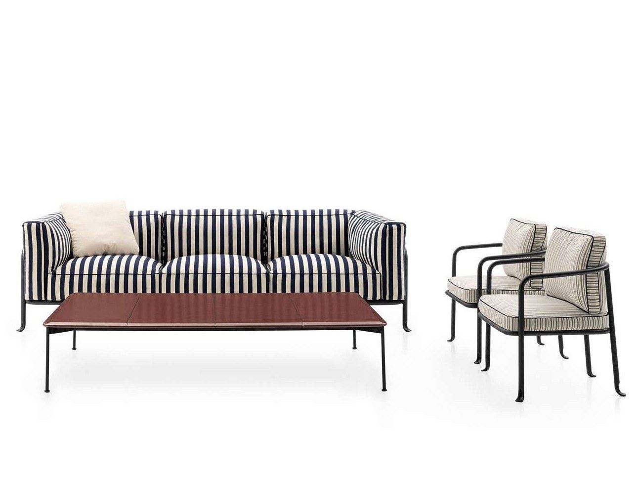 Садовый столик с столешницей из лавового камня B&B Italia Outdoor Borea ARCH-00149764 - Вид №3