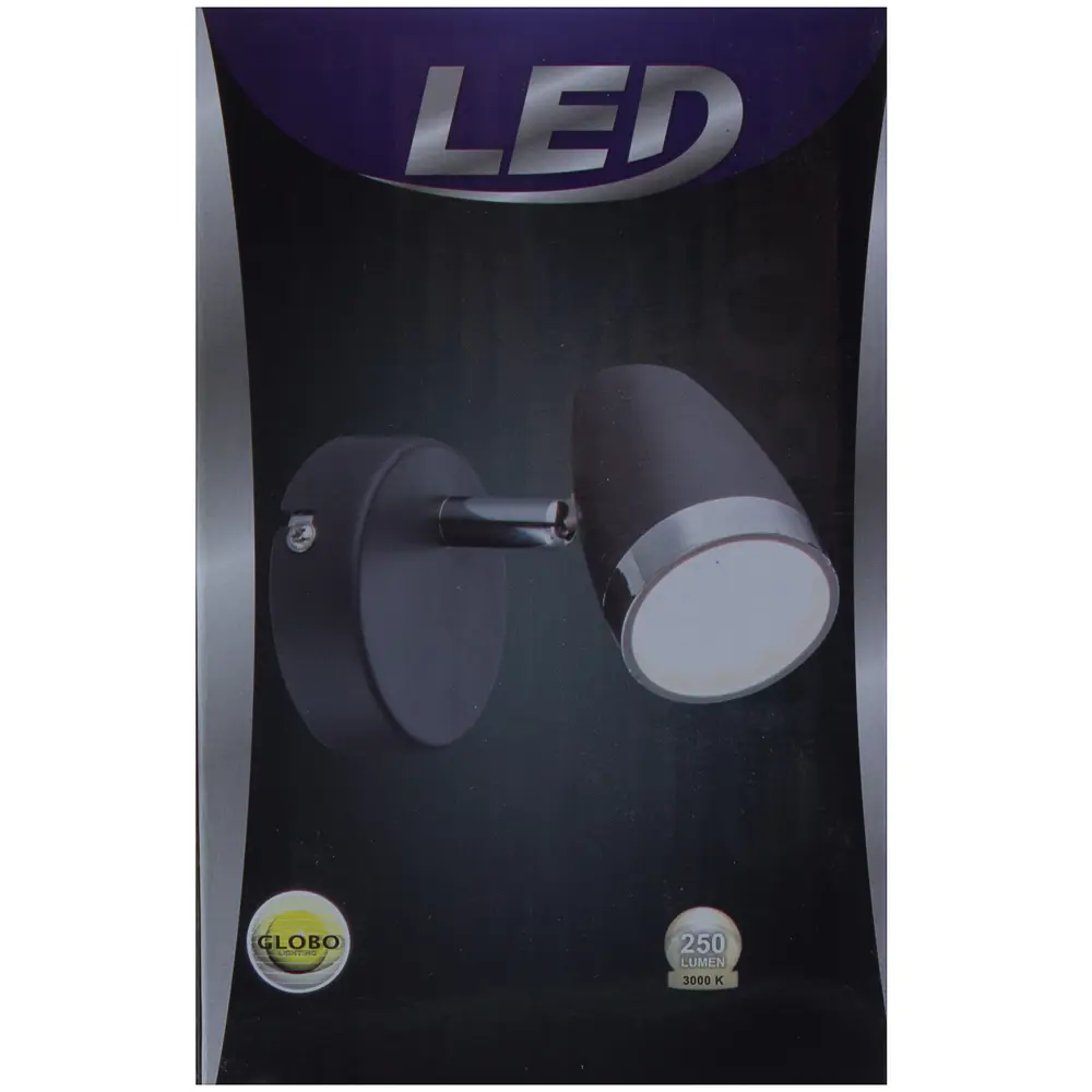 Спот светодиодный Globo 56110, 1x4 Вт, цвет чёрный STLM-2011363 - Вид №4