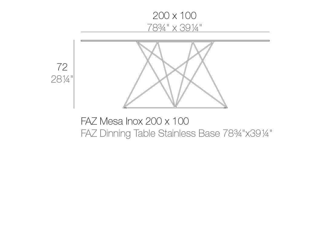 Стол Vondom Faz ARCH-00114383 - Вид №4