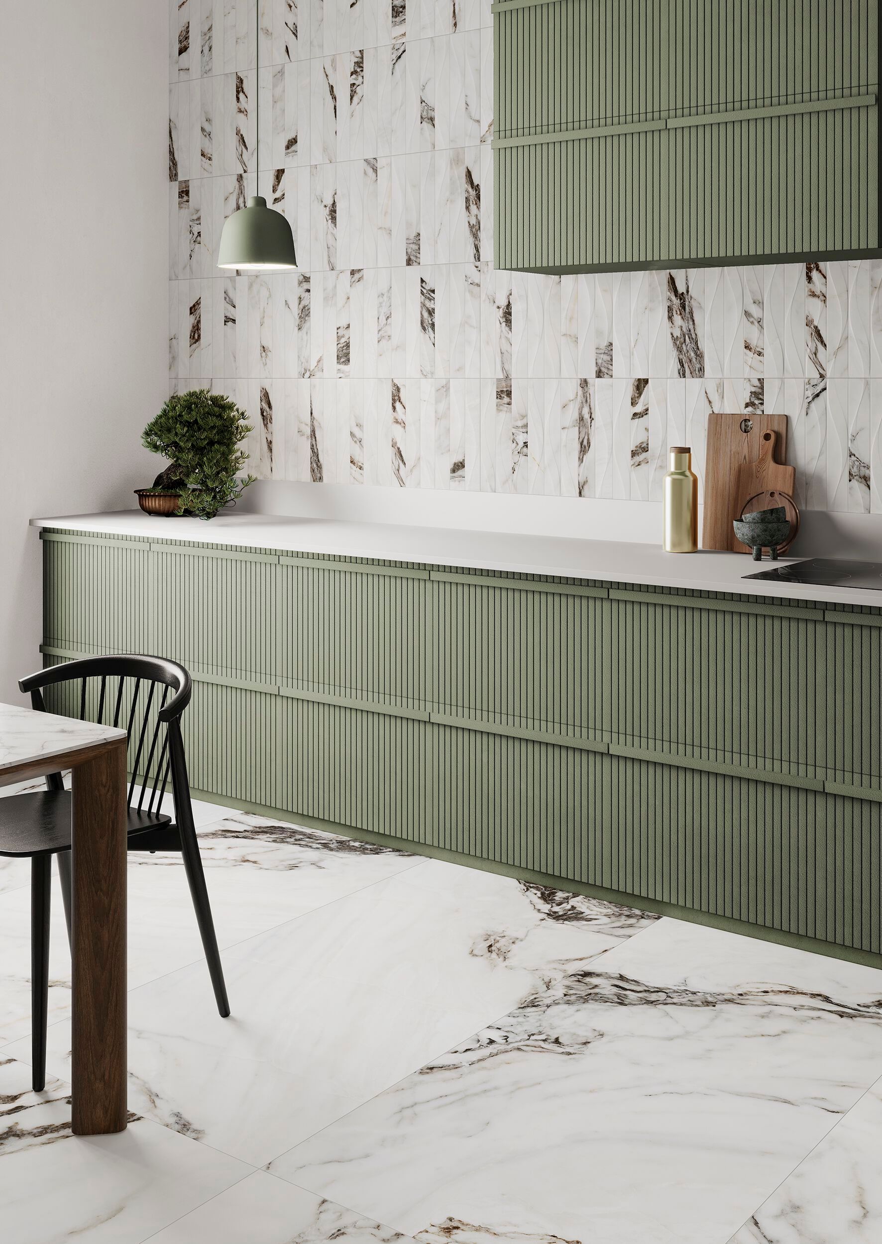 Мраморный эффект глазурованного керамогранита/напольного покрытия Gayafores CALACATTA MONET ARCH-00043023 - Вид №2