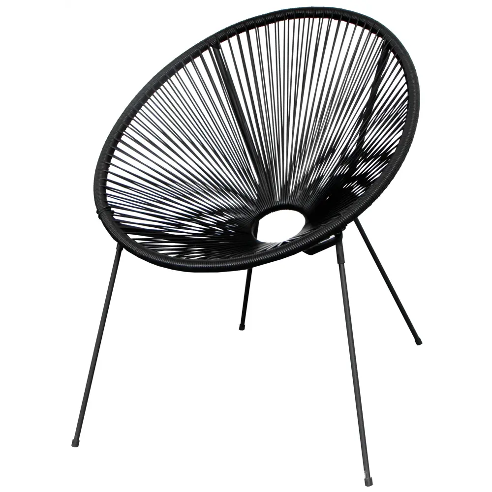 Стул садовый Acapulco 69x78/5x71x5 см, сталь, цвет чёрный 80019464 STLM-2091721 Santreyd  - Вид №1