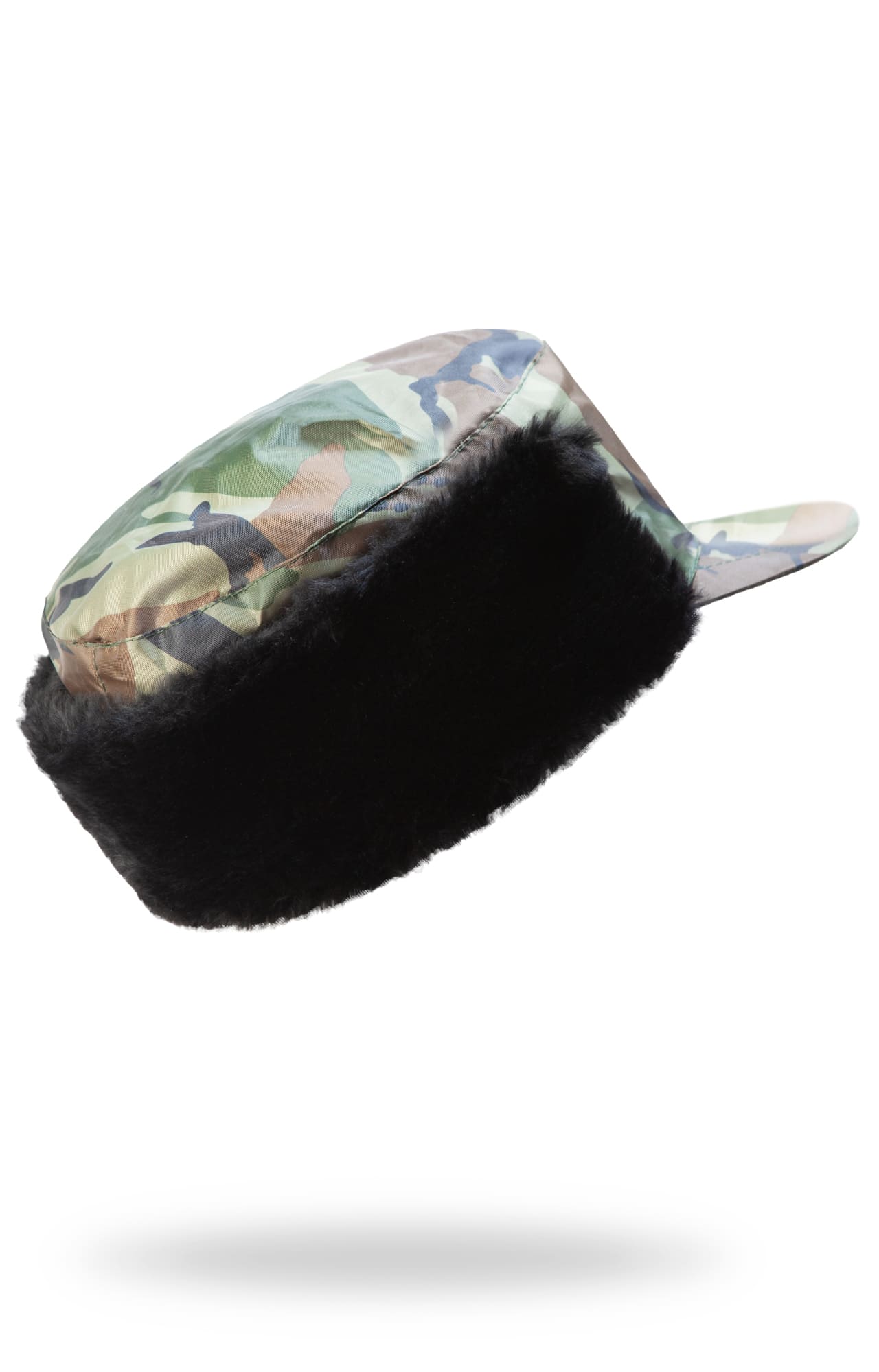 61456 Кепи "Охранник" зимняя камуфляж зеленая  Головные уборы  размер 58 Спецодежда  - Вид №1