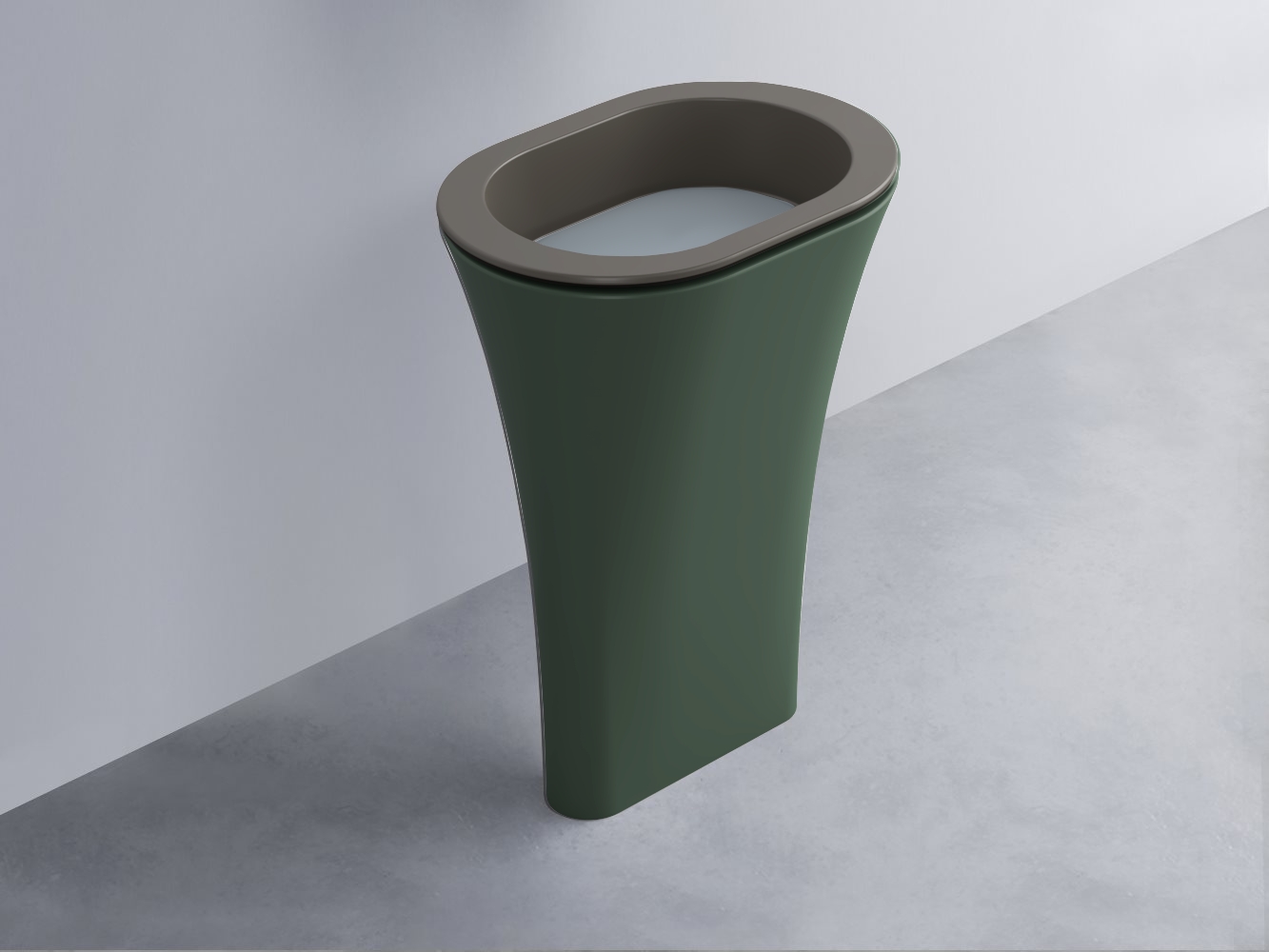 AMLA65-FN+AMPILO-BR+AMCOLO-MU Раковина Amedeo Ovale отдельностоящая cielo Enjoy + Amedeo Ceramica Cielo