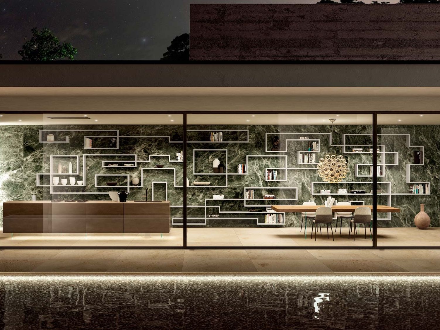 Секционная библиотека Lago LagoLinea ARCH-00098310