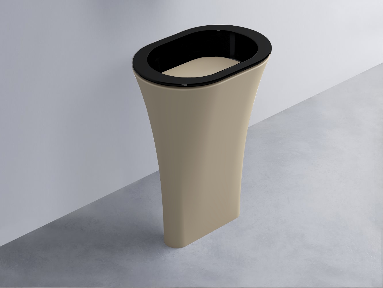 AMLA65-N+AMPILO-AV+AMCOLO-AV Раковина Amedeo Ovale отдельностоящая cielo Enjoy + Amedeo Ceramica Cielo