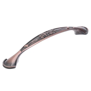 Мебельная ручка-скоба RS-006 медь 128 мм