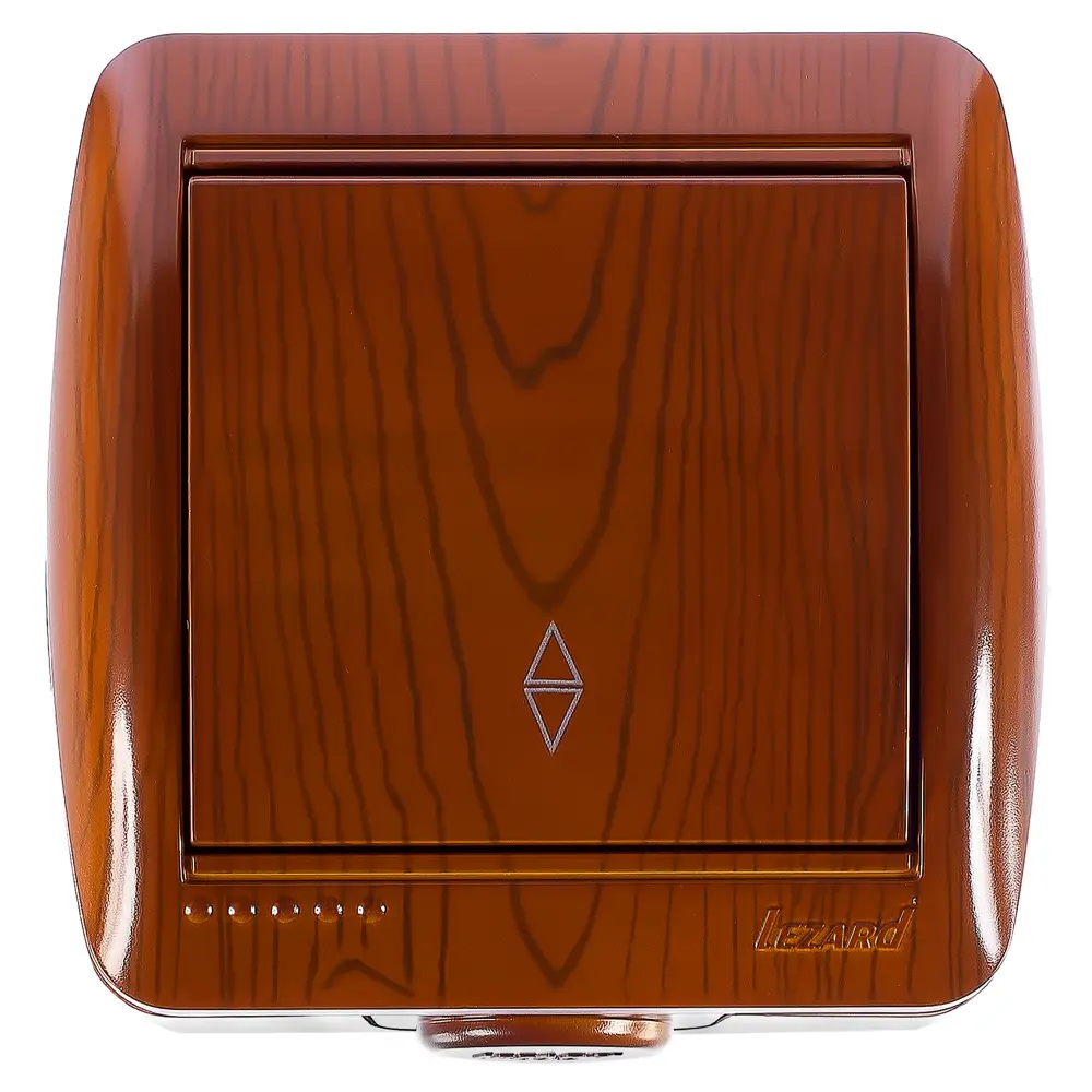 Выключатель Lezard Nata проходной цвет сосна STLM-2022285