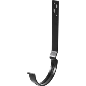 Держатель желоба сталь 125 мм 280 мм цвет серый