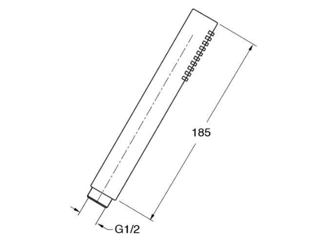 Ручной душ с системой защиты от накипи CRISTINA Rubinetterie дополнения для душа / ванны / умывальника-Shower &amp ARCH-00037156 - Вид №2