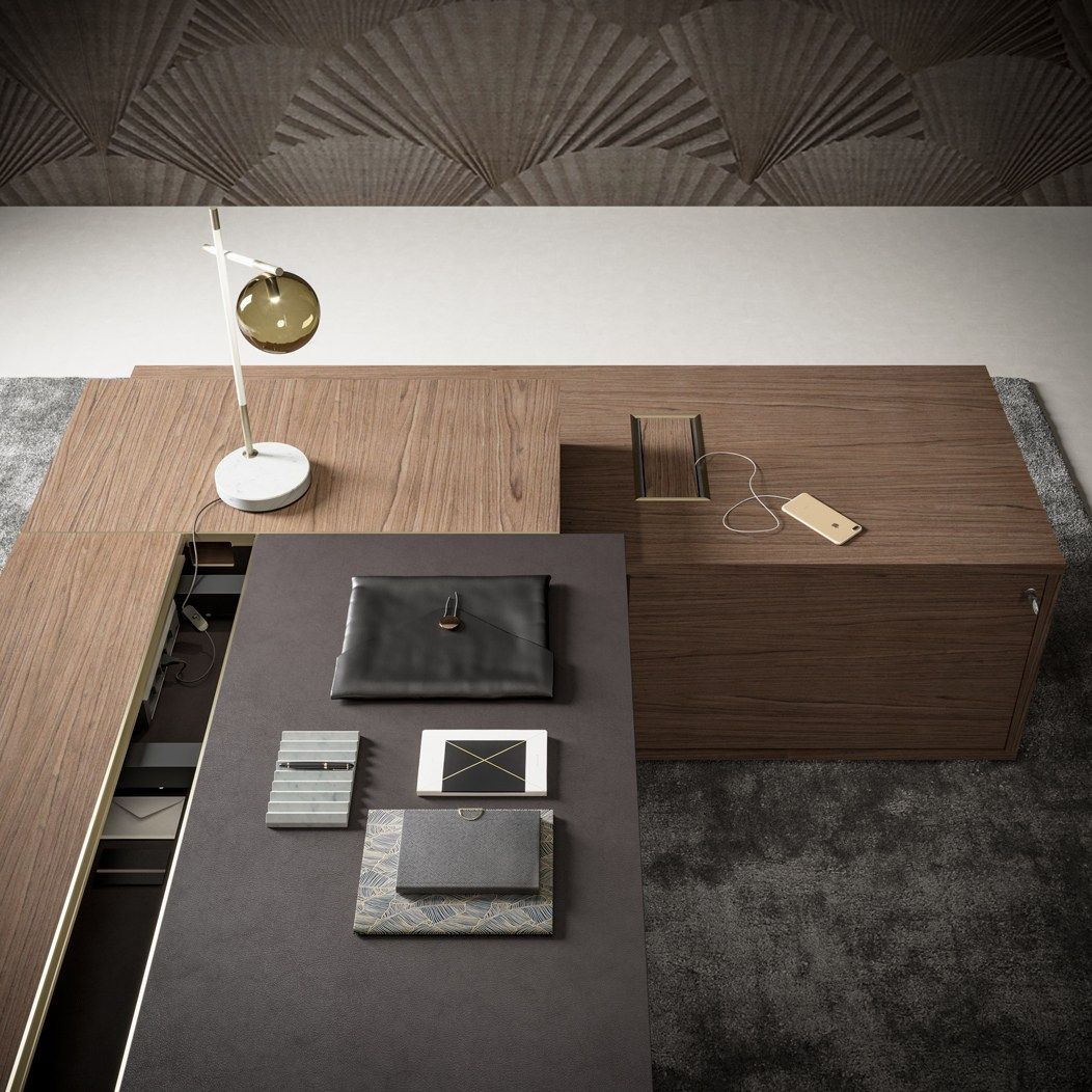 Деревянный исполнительный стол PROF Block 2.0 ARCH-00126139 - Вид №32