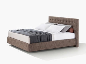 Двуспальная кровать для хранения ткани