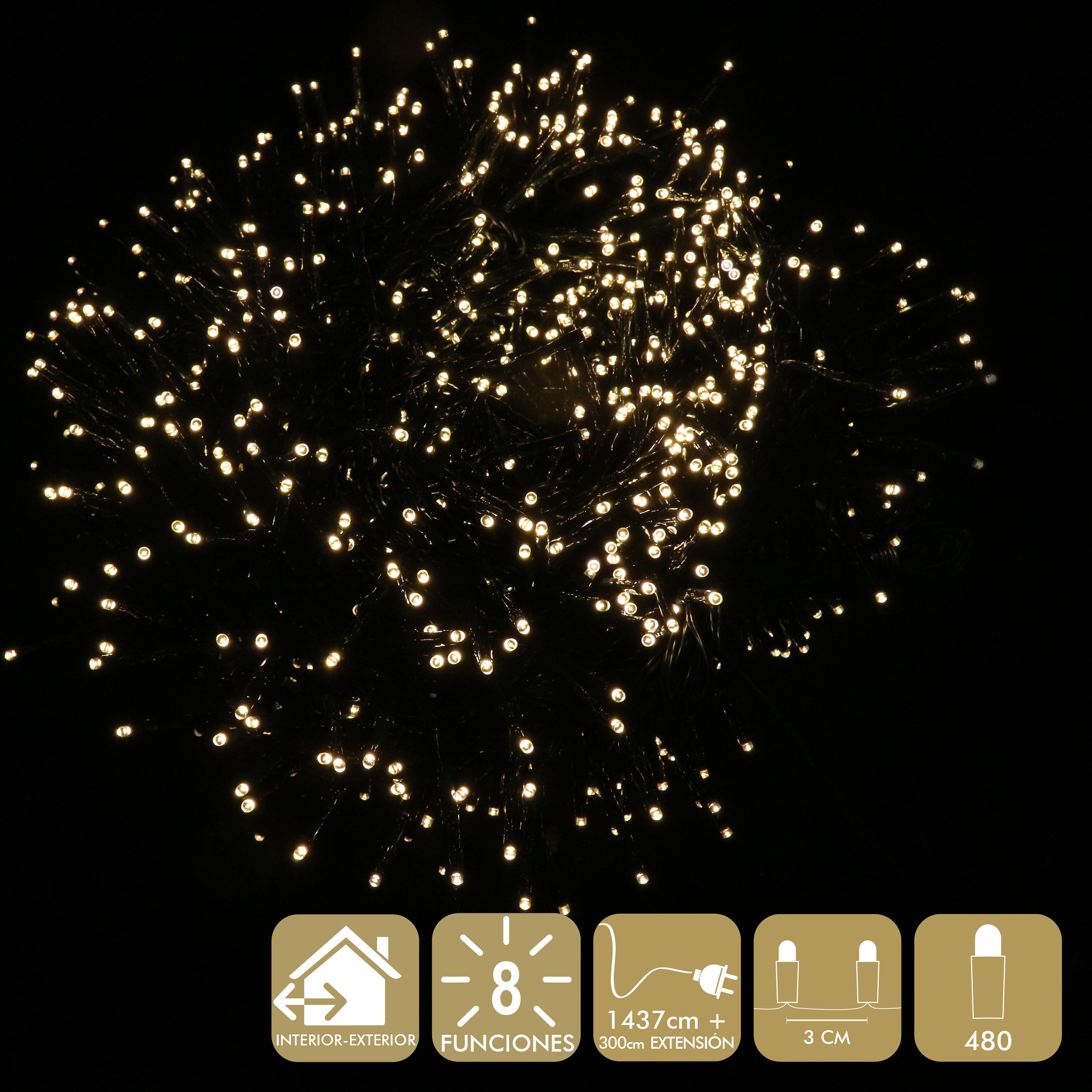 DZ-087-516 ГИРЛЯНДА 480 LED (220V) TO4ROOMS  - Вид №1