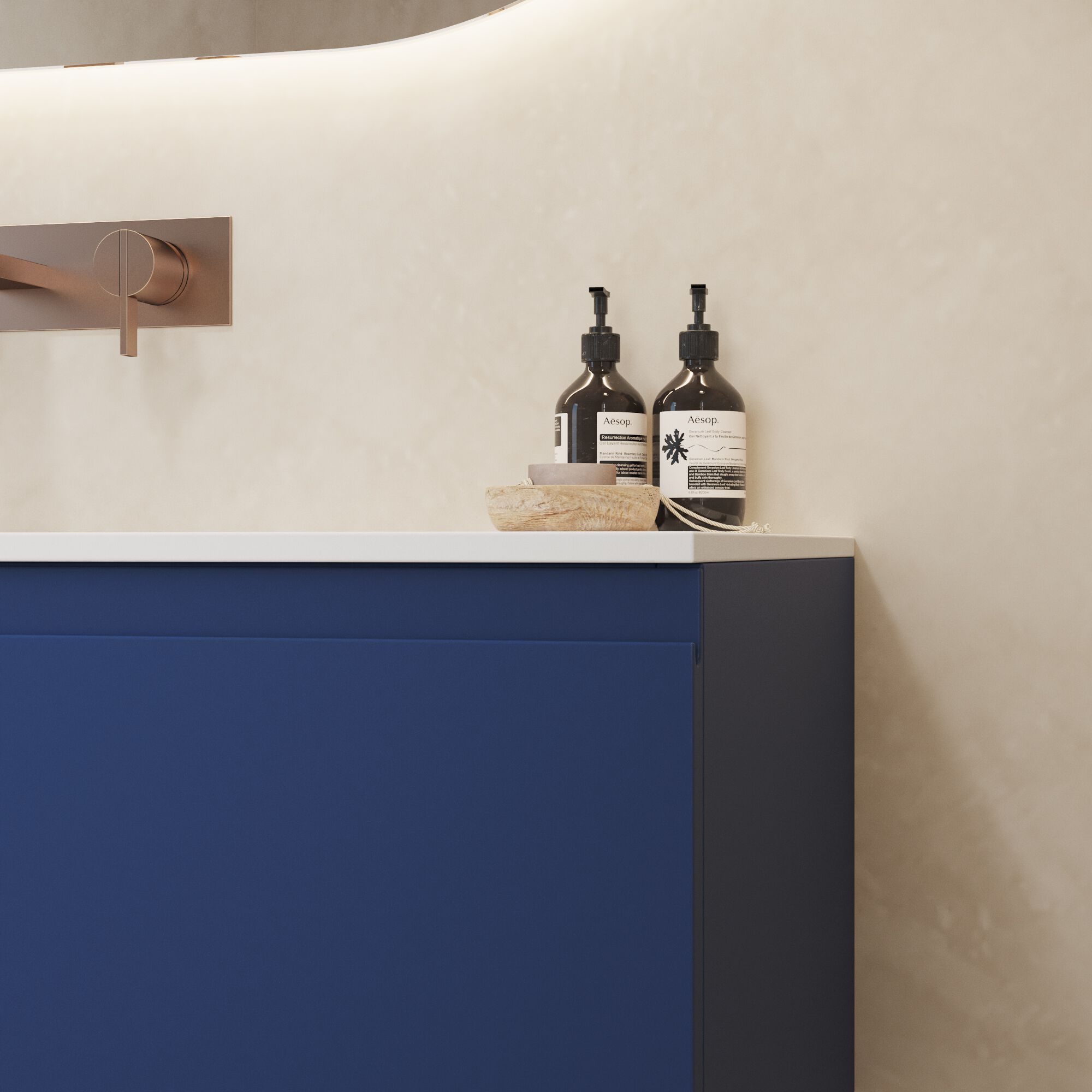 Двойная раковина Corian® с ящиками RILUXA Apollo ARCH-00102891 - Вид №10