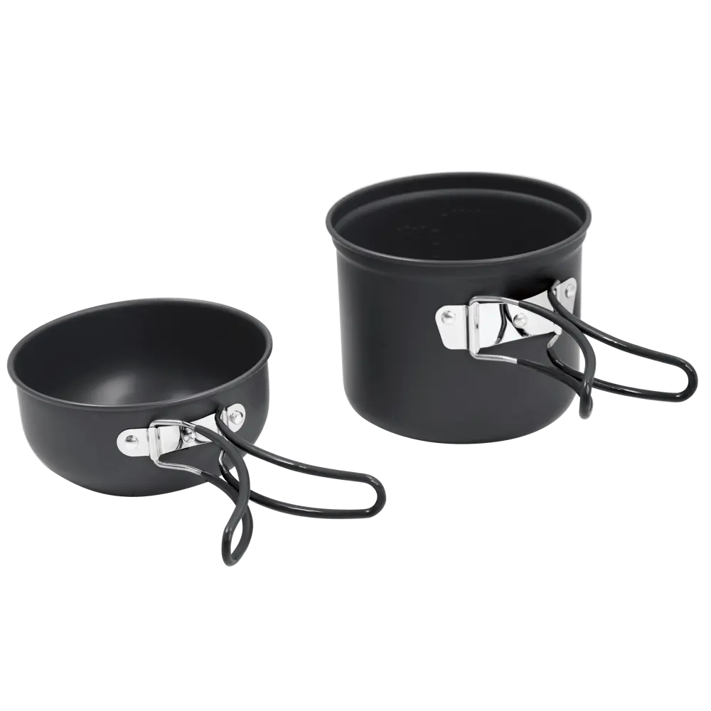 Котелок Forester Mobile 17х14.5 см 1 л с крышкой-миской 0.5.л Santreyd STLM-2050488 - Вид №1