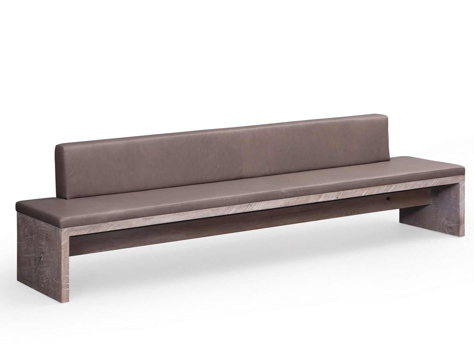 Деревянная мягкая скамейка со спинкой JANUA SC 02 ARCH-00075764