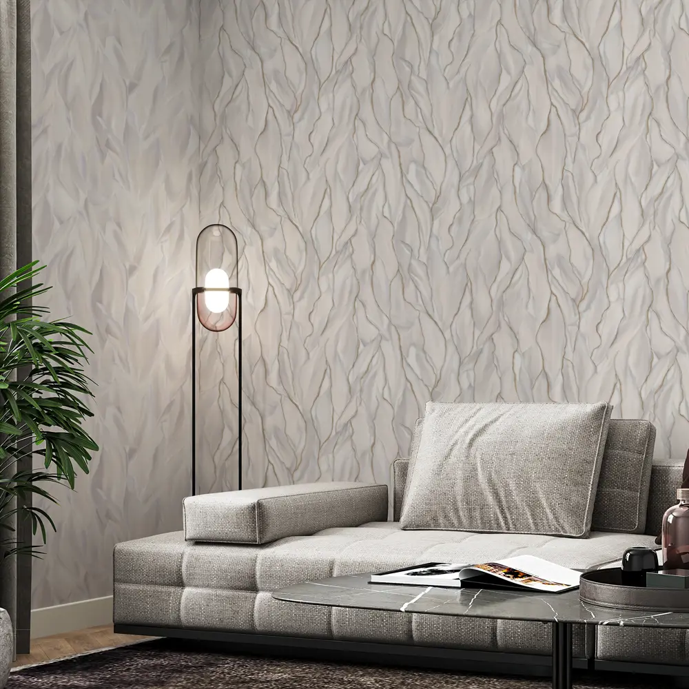 Обои флизелиновые Rumfa бежевые 1.06 м HC71785-24 Home Color STLM-2006095 - Вид №3