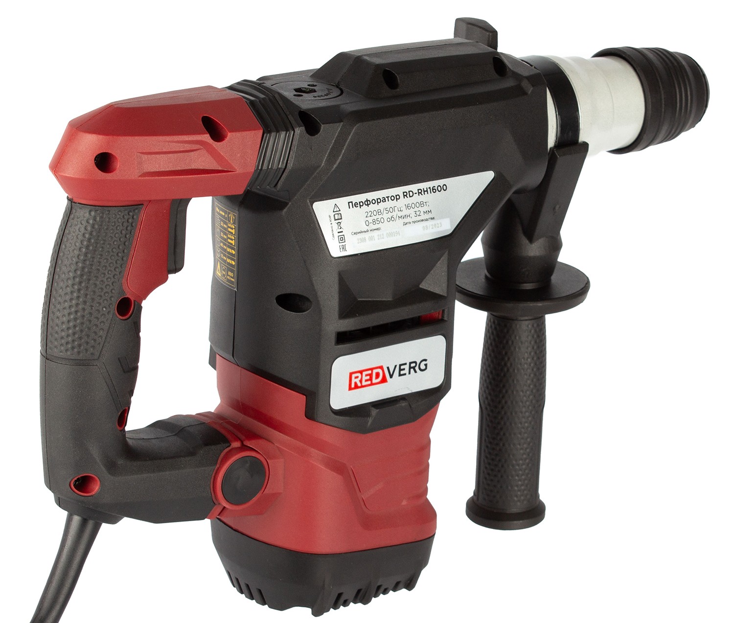 Перфоратор REDVERG RD-RH1600 5486292 STDN-0109034 - Вид №2