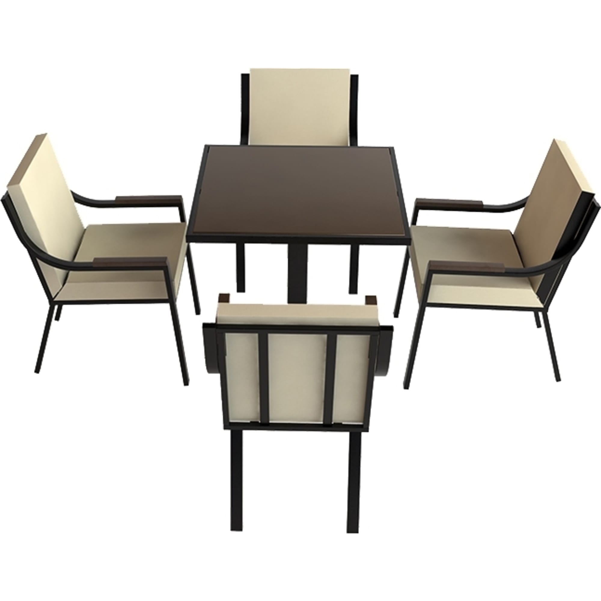 Комплект садовой мебели «Таволжанка» 1стол и 4 стула