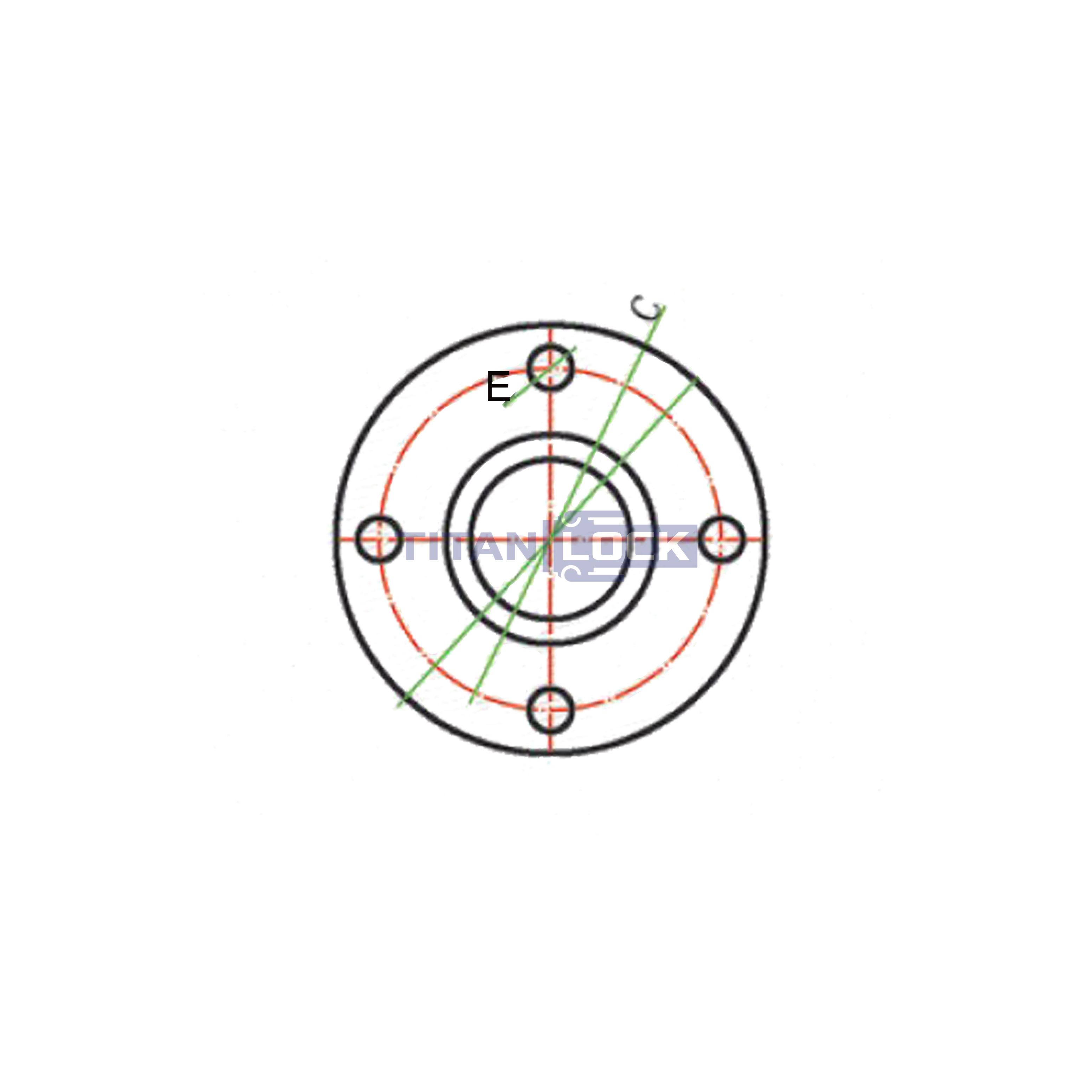 Камлок нержавеющий тип FA, ниппель с фланцем 3/4", AISI316, TL75FASS TITAN LOCK  - Вид №1