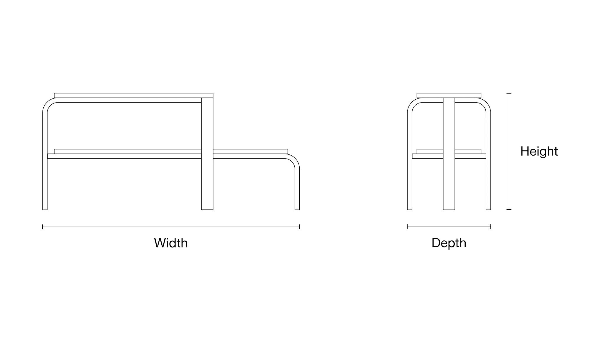 Журнальный столик / скамейка Case Altura ARCH-00062055 - Вид №6