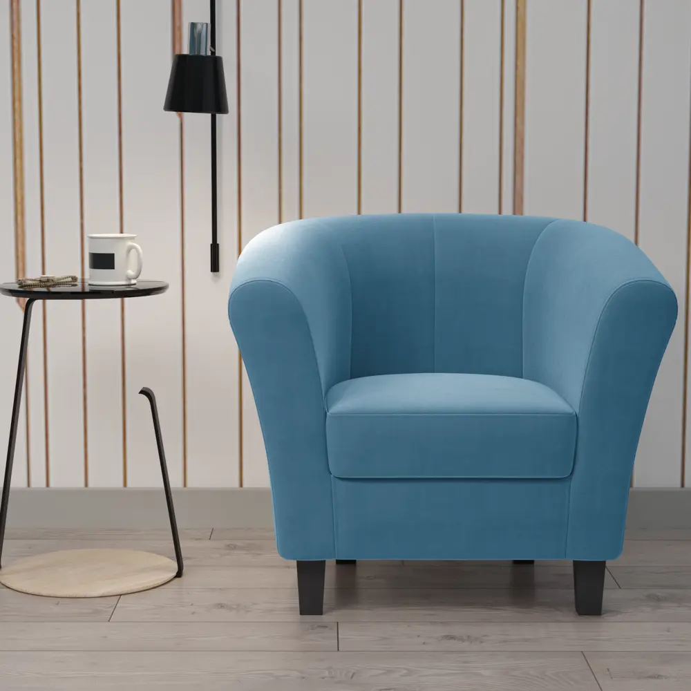 Кресло полиэстер Seasons Марсель CAMARO21 голубое 85x73x77 см STLM-2037948 - Вид №4